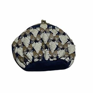 Ipa Nima Owl Black and Cream Clutch